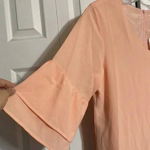 Belongsci peach lined dress Size S dress NWT size SMALL - Picture 4 of 12